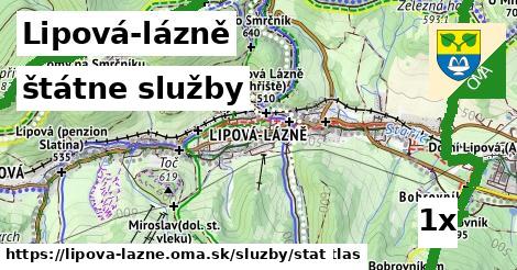 štátne služby, Lipová-lázně