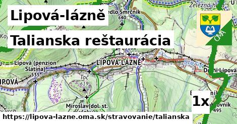 Talianska reštaurácia, Lipová-lázně
