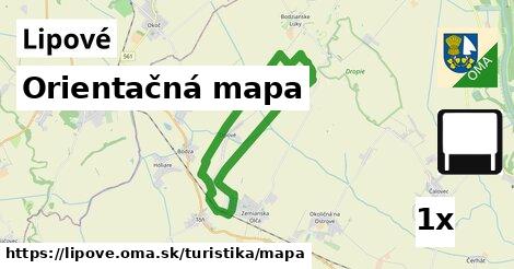 Orientačná mapa, Lipové