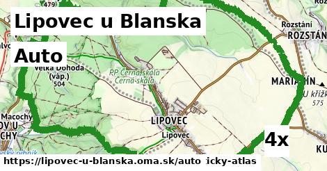 auto v Lipovec u Blanska