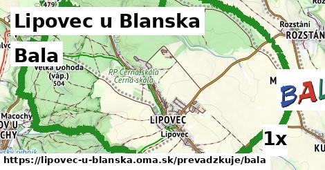 Bala, Lipovec u Blanska