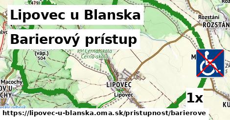 Barierový prístup, Lipovec u Blanska
