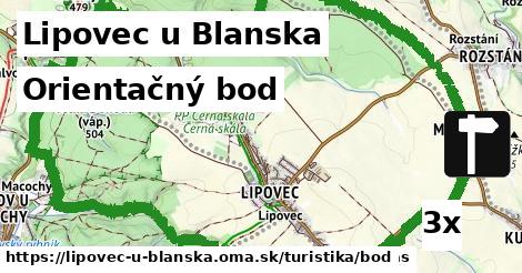 Orientačný bod, Lipovec u Blanska