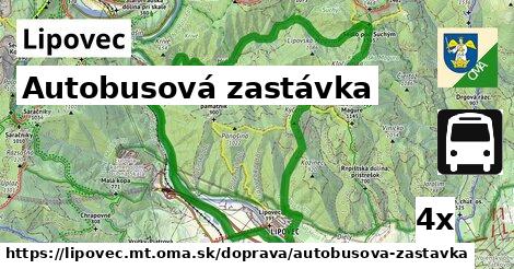 Autobusová zastávka, Lipovec, okres MT