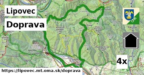 doprava v Lipovec, okres MT