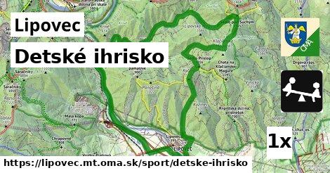 Detské ihrisko, Lipovec, okres MT