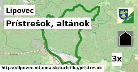 Prístrešok, altánok, Lipovec, okres MT