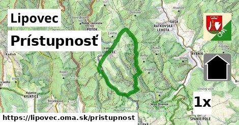 prístupnosť v Lipovec