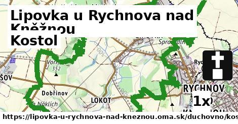 kostol v Lipovka u Rychnova nad Kněžnou