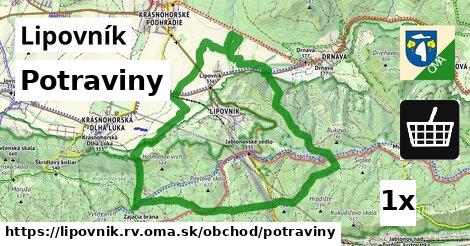 Potraviny, Lipovník, okres RV