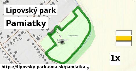 pamiatky v Lipovský park