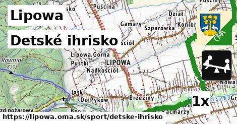 detské ihrisko v Lipowa