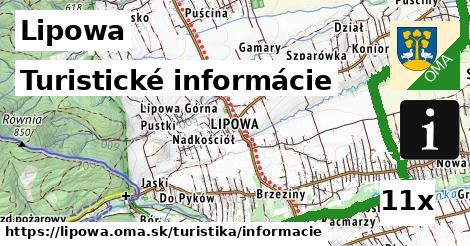 Turistické informácie, Lipowa