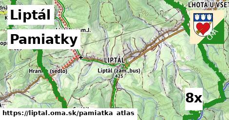 pamiatky v Liptál