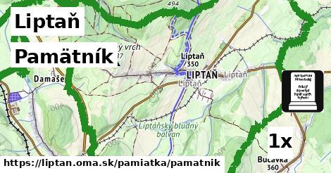 Pamätník, Liptaň