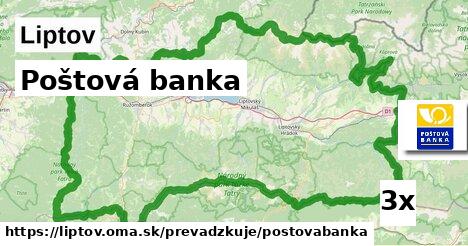 Poštová banka, Liptov