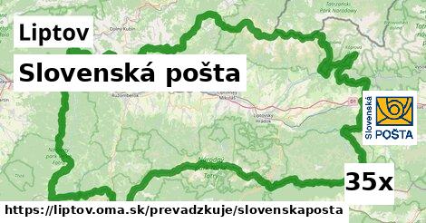 Slovenská pošta, Liptov