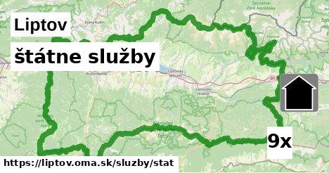 štátne služby, Liptov