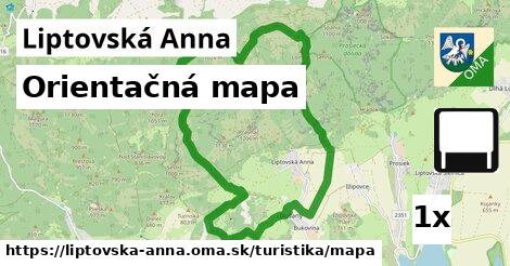 Orientačná mapa, Liptovská Anna