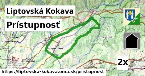 prístupnosť v Liptovská Kokava