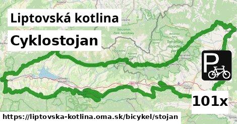 Cyklostojan, Liptovská kotlina