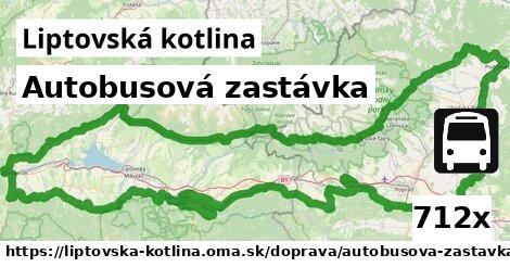 Autobusová zastávka, Liptovská kotlina