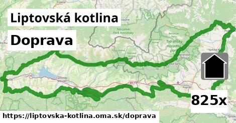 doprava v Liptovská kotlina