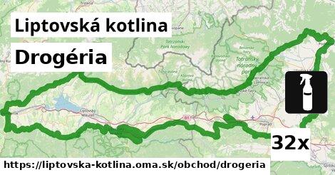 Drogéria, Liptovská kotlina