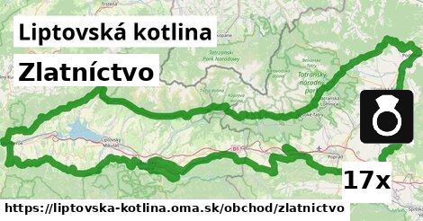 Zlatníctvo, Liptovská kotlina