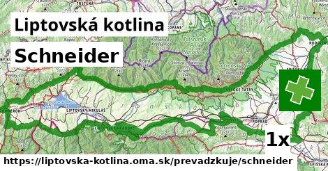 Schneider, Liptovská kotlina