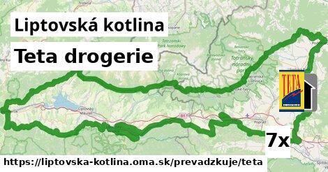 Teta drogerie, Liptovská kotlina