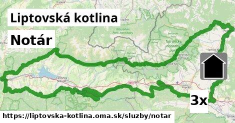 Notár, Liptovská kotlina