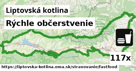 Rýchle občerstvenie, Liptovská kotlina