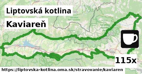 Kaviareň, Liptovská kotlina