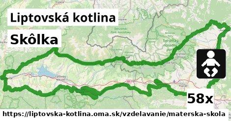 Skôlka, Liptovská kotlina