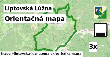 Orientačná mapa, Liptovská Lúžna