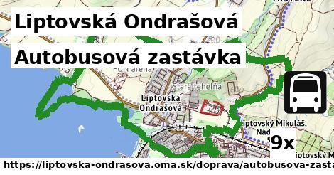 Autobusová zastávka, Liptovská Ondrašová