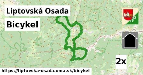 bicykel v Liptovská Osada