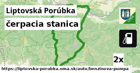 čerpacia stanica, Liptovská Porúbka