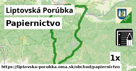 Papiernictvo, Liptovská Porúbka