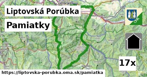 pamiatky v Liptovská Porúbka