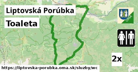 Toaleta, Liptovská Porúbka