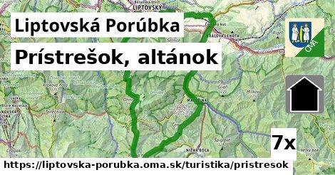 Prístrešok, altánok, Liptovská Porúbka