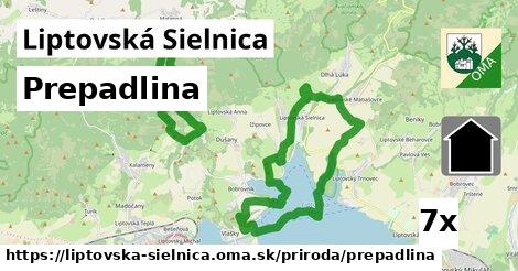 Prepadlina, Liptovská Sielnica