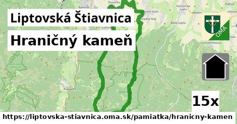 Hraničný kameň, Liptovská Štiavnica