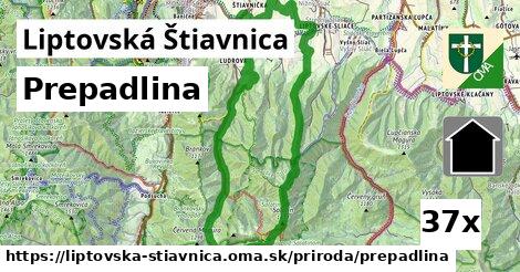 Prepadlina, Liptovská Štiavnica