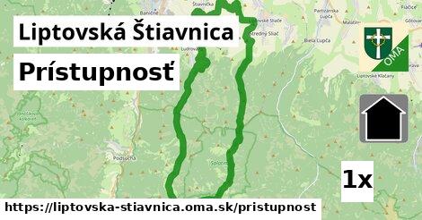 prístupnosť v Liptovská Štiavnica