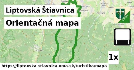 Orientačná mapa, Liptovská Štiavnica