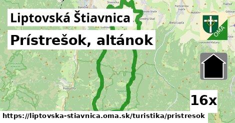 Prístrešok, altánok, Liptovská Štiavnica