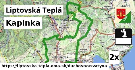 Kaplnka, Liptovská Teplá